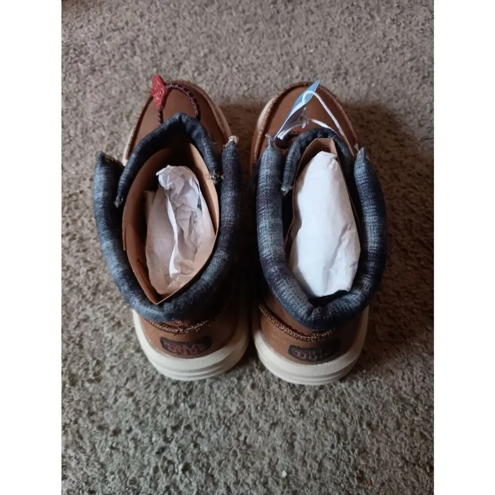 Hey Dude Bradley Youth Boys Classic Boots Grade School MultSize BRAND NEW IN BOX